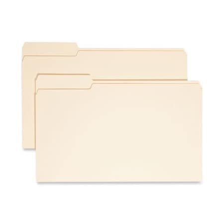 Smead File Folders, 1/3 Left Tab Cut, 1 Ply, Legal, Manila 0 15331